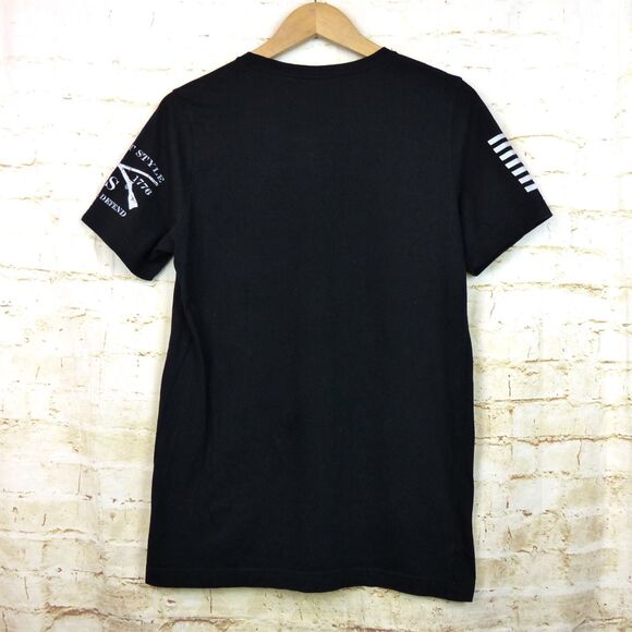 Grunt Style T-Shirt Mens M Black USA Straight Outta Colonies Graphic Patriotic - Picture 8 of 9